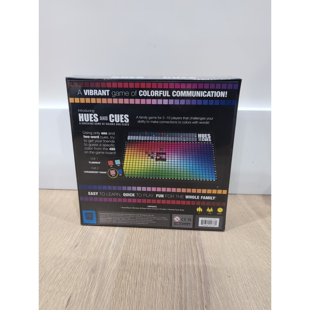 HUES and CUES - Vibrant Color Guessing Board Game for 3-10 New, Open Box - Picture 3 of 6